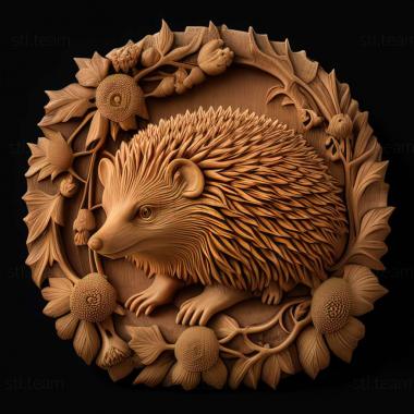 3D model hedgehog (STL)